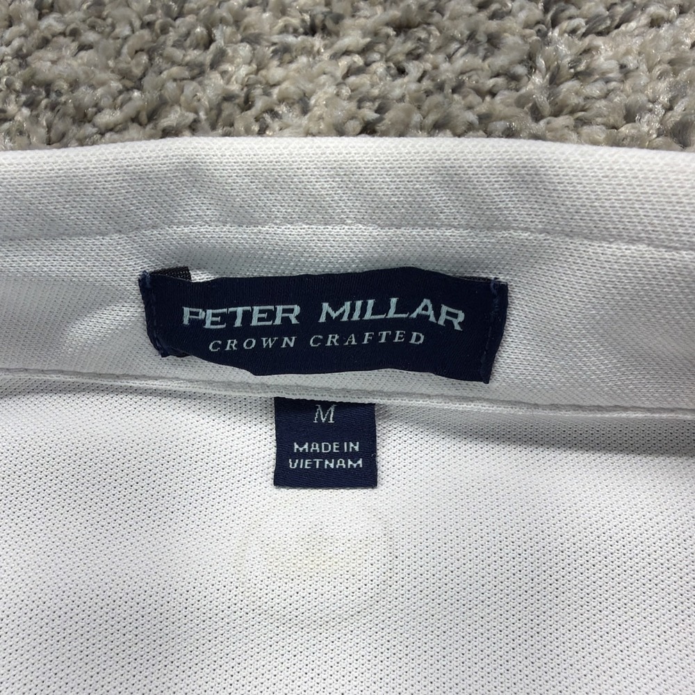 Peter Millar Crown Crafted Medium Solid White Per… - image 2